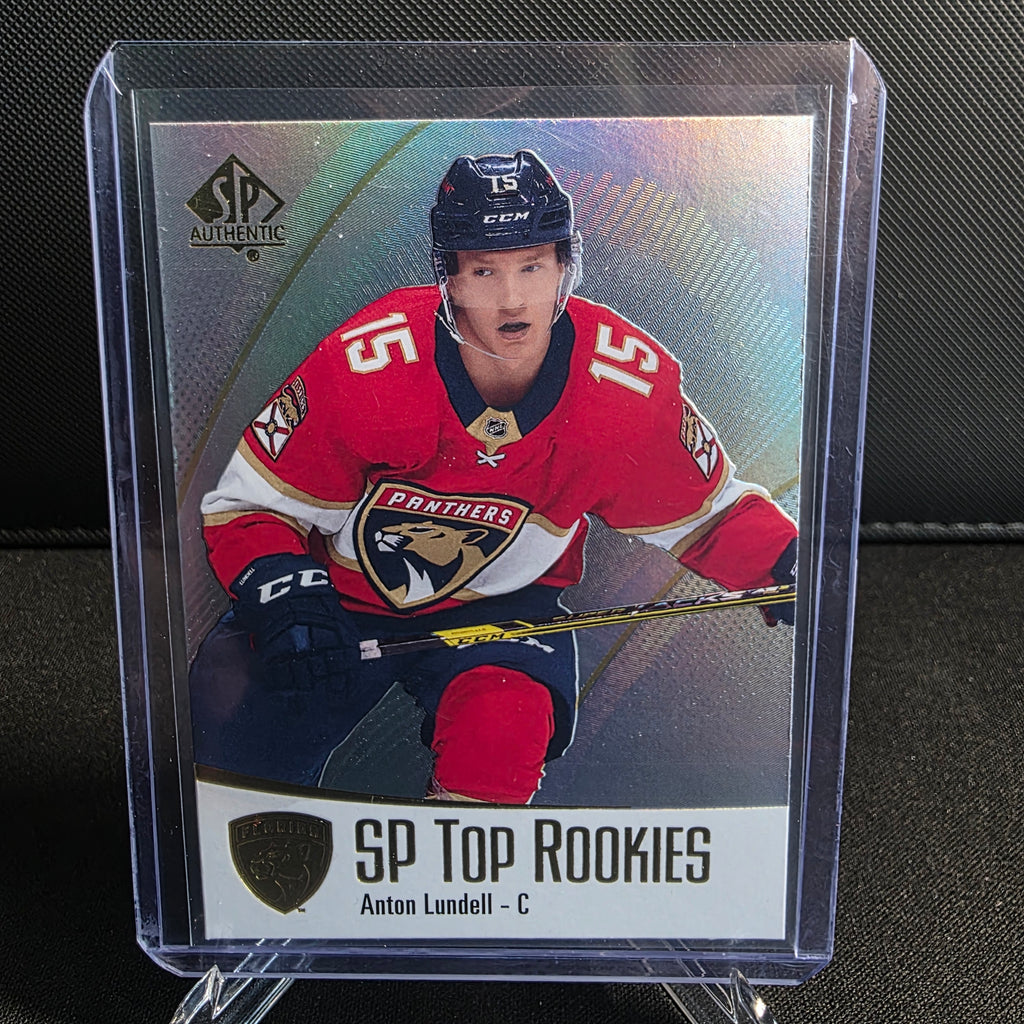 2021-22 SP Authentic SP Top Rookies TR-18 Anton Lundell Florida Panthers