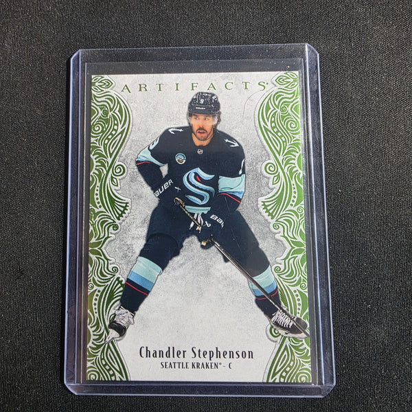 2025-26 Upper Deck Artifacts Lime Green #10 Chandler Stephenson 058/125 Seattle Kraken