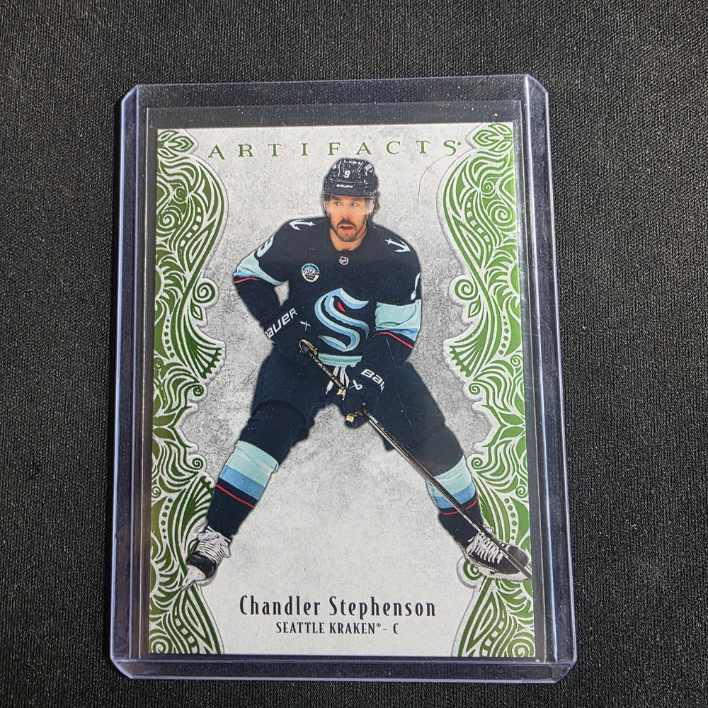 2025-26 Upper Deck Artifacts Lime Green #10 Chandler Stephenson 058/125 Seattle Kraken