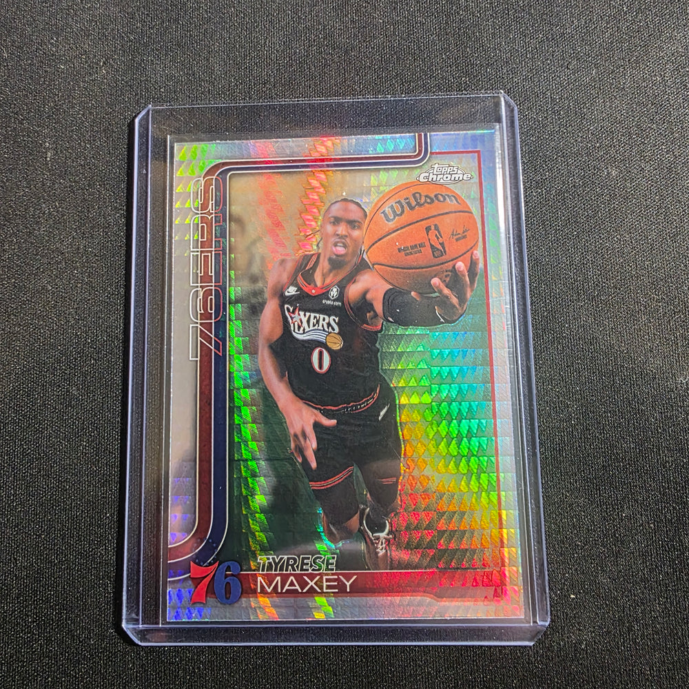 2025-26 Topps Chrome Update Basketball - Tyrese Maxey #41
