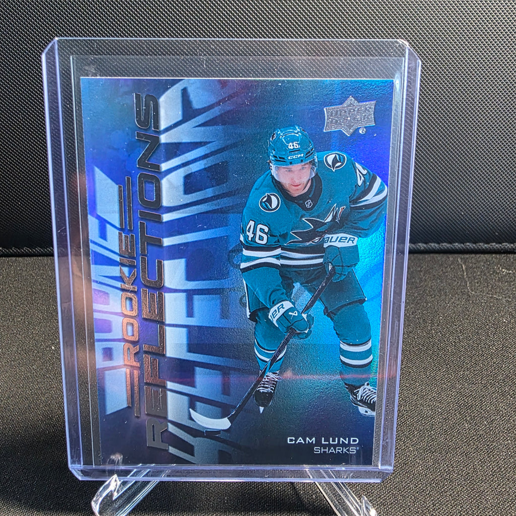 2025-26 Upper Deck Extended Series Rookie Reflections RR-27 Cam Lund Sharks