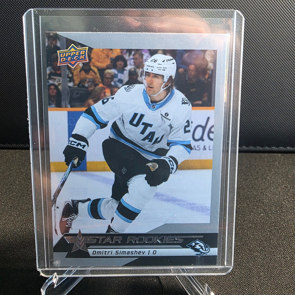 2025-26 Upper Deck Star Rookies Box Set 10 Dmitri Simashev Utah Mammoth