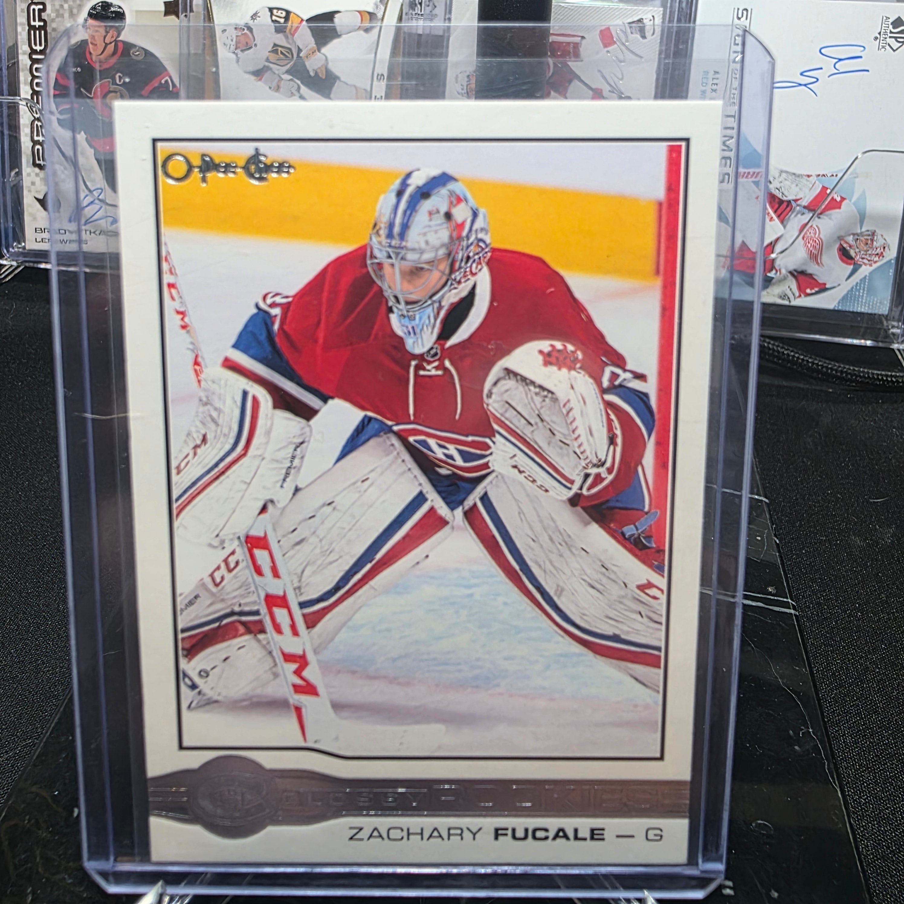2015-16 Upper Deck Series 2 O-Pee-Chee Glossy Rookies R-7 Zachary Fucale Montreal Canadiens