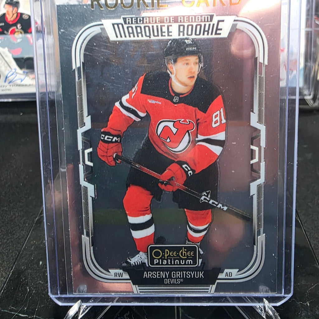 2025-26 O-Pee-Chee Platinum Arseny Gritsyuk #278 Marquee Rookie New Jersey Devils