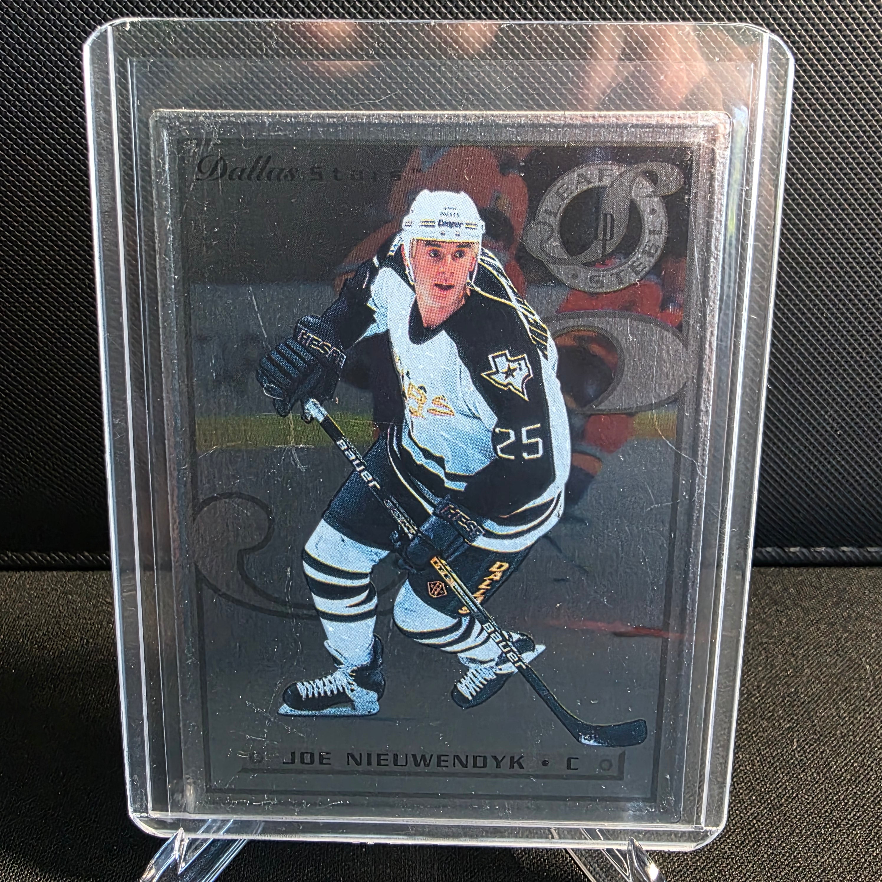 1996-97 Donruss Leaf Limited Steel 45 Joe Nieuwendyk /63 Dallas Stars