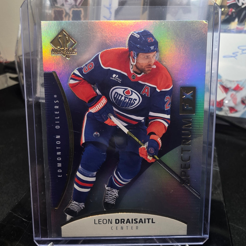 2025-26 SP Authentic Spectrum FX S-2 Leon Draisaitl Edmonton Oilers