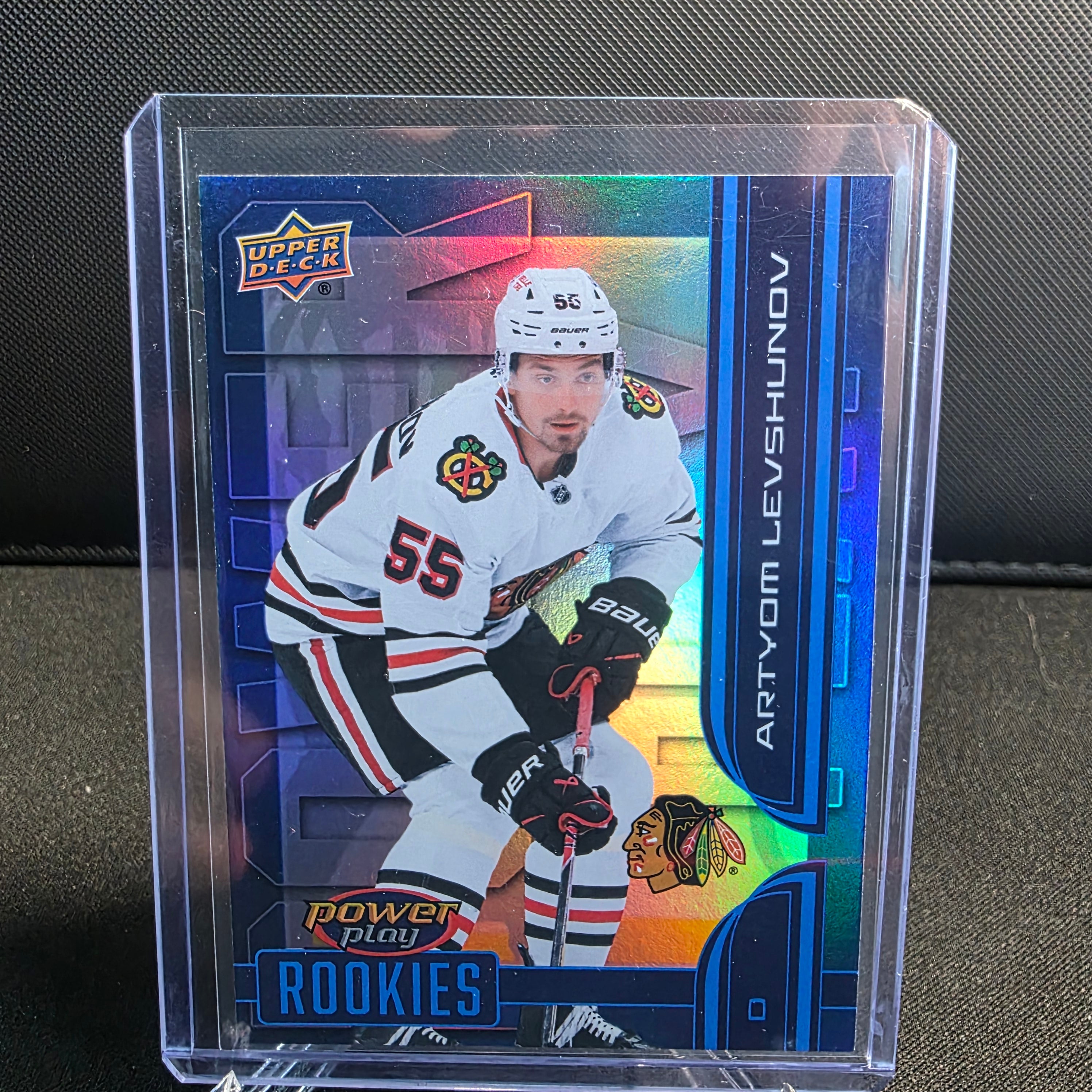 2025-26 Upper Deck Extended Series Power Play Rookies Blue PY-6 Artyom Levshunov Blackhawks