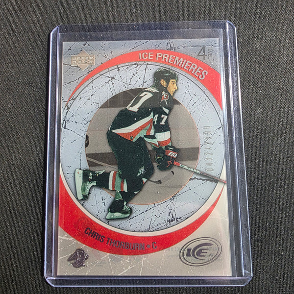 2005-06 Upper Deck Ice Premieres Level 4 Chris Thorburn RC 0427/2999 Buffalo Sabres