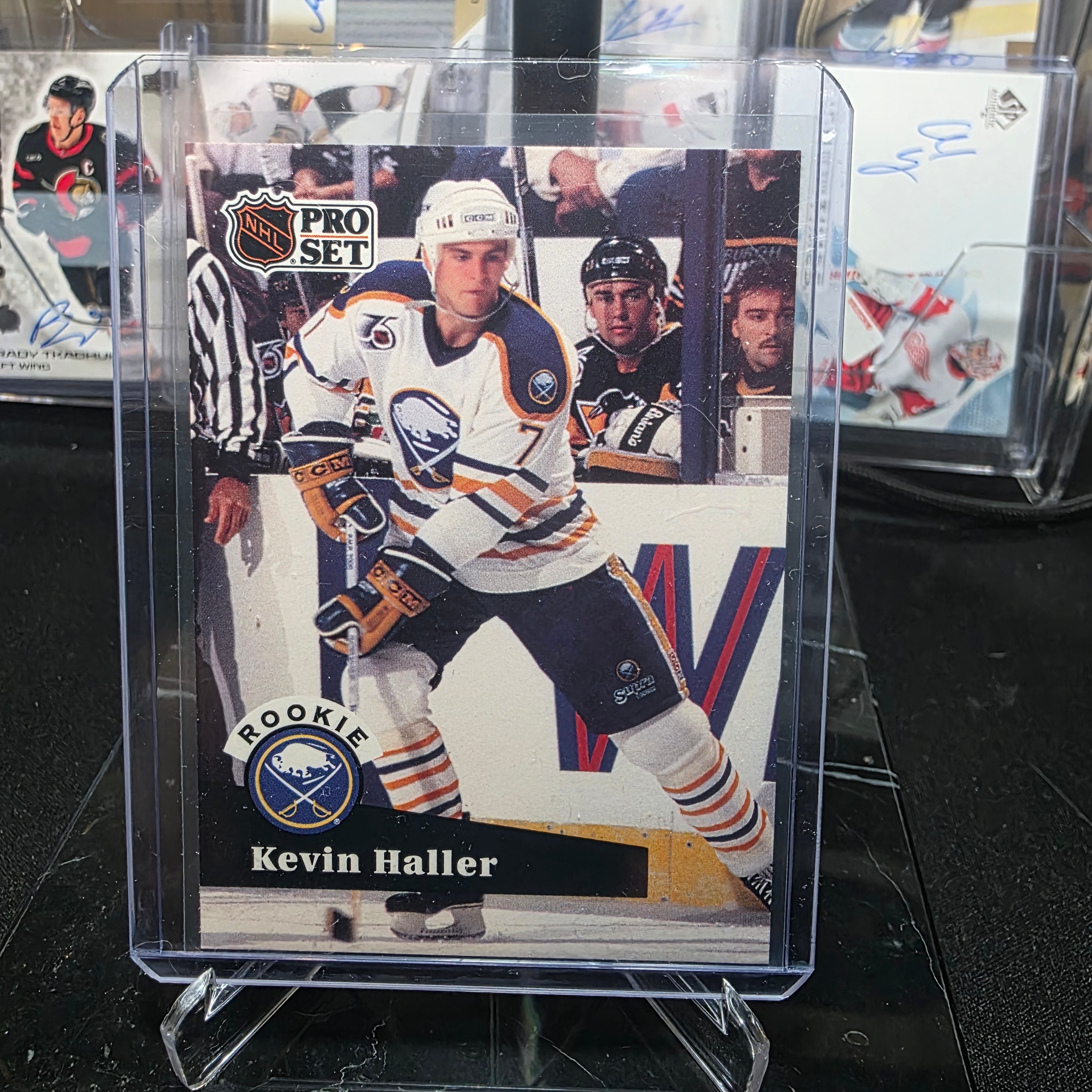 1991-92 Pro Set Kevin Haller #525 Rookie Buffalo Sabres