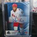 2025-26 SP Game Used AR-DF Domenick Fensore Authentic Rookies Blue Autograph Carolina Hurricanes
