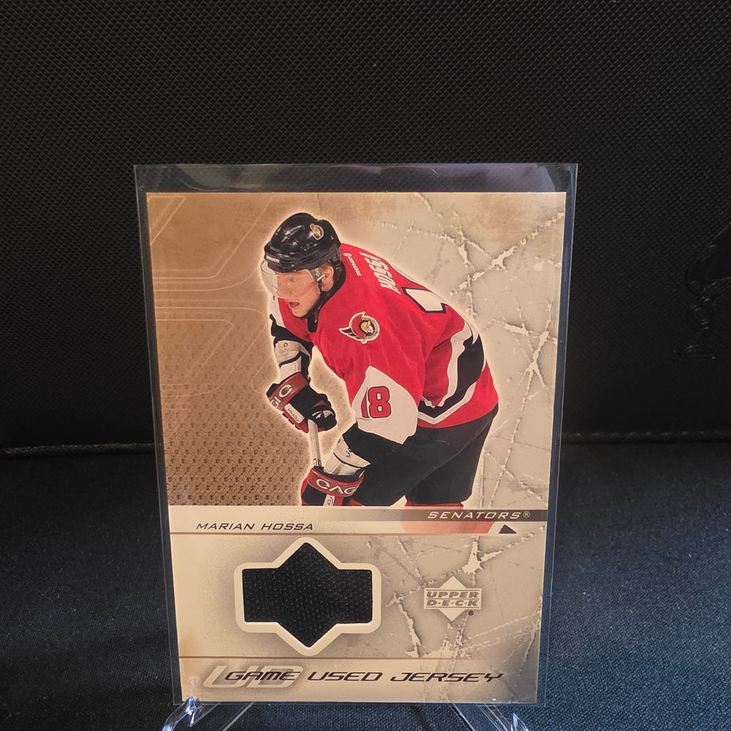 2003-04 UD Marian Hossa Game Used Jersey UD-MH Ottawa Senators