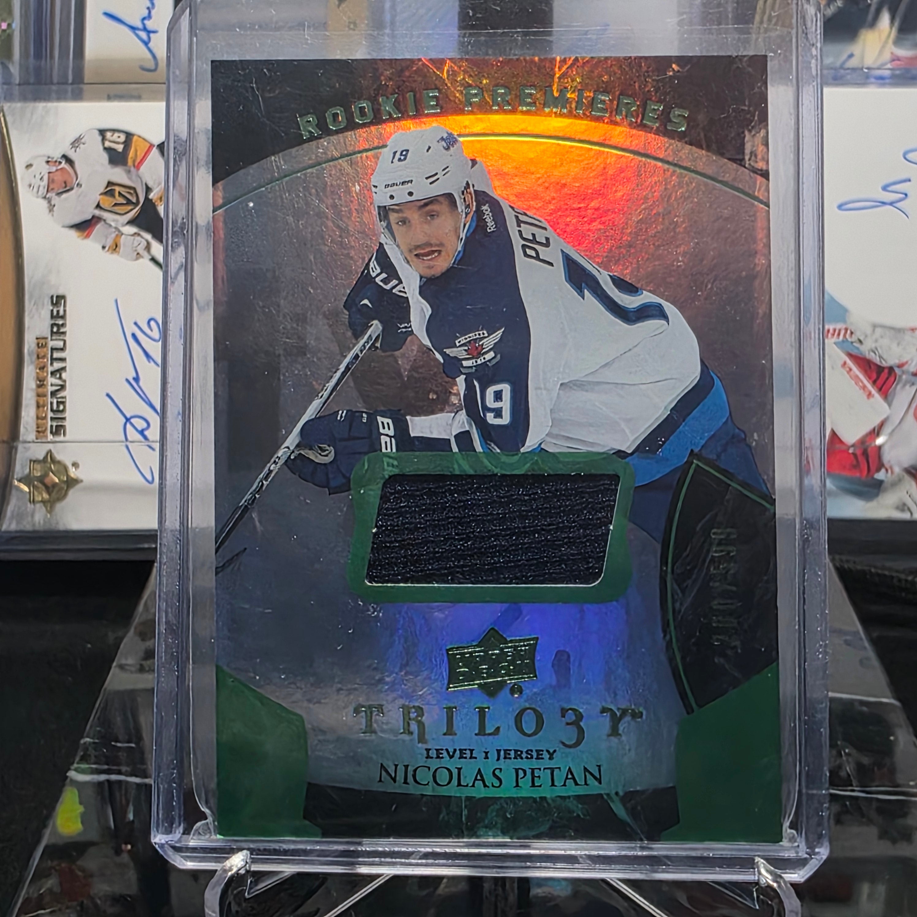 2015-16 Upper Deck Trilogy Nicolas Petan Rookie Premieres Level 1 Jersey (Winnipeg Jets)