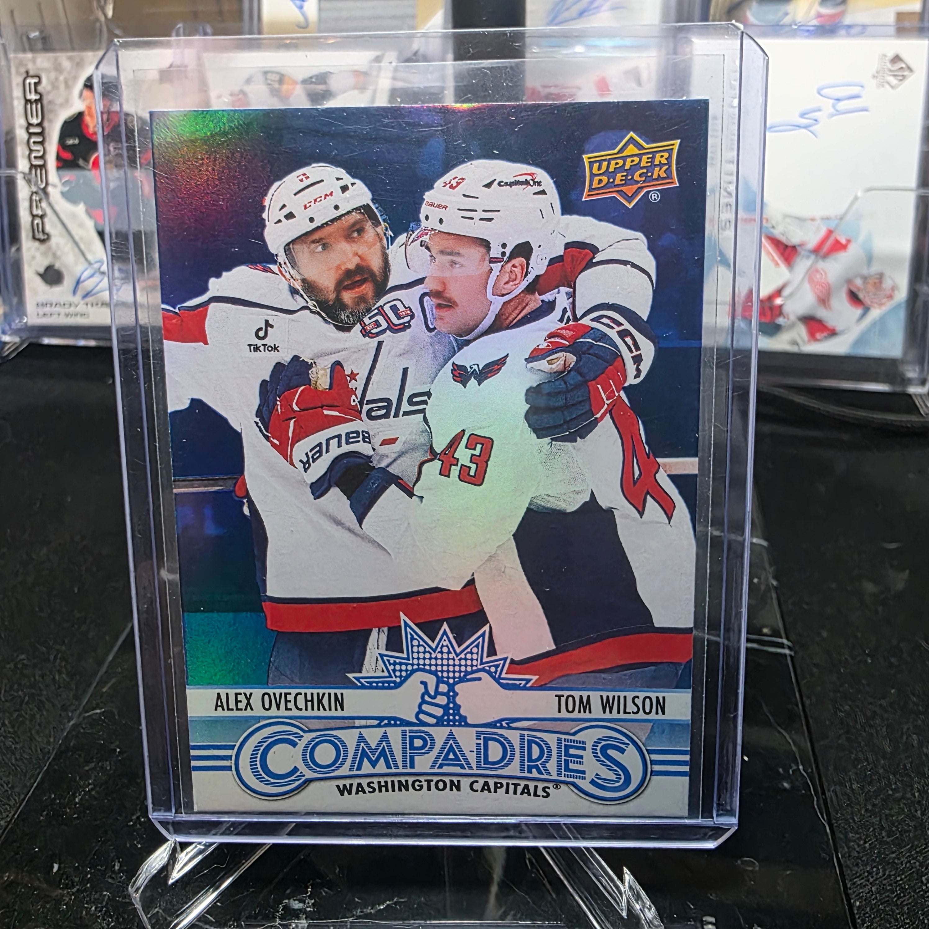 2025-26 Upper Deck Series 1 Alex Ovechkin / Tom Wilson #CM-13 Compadres Washington Capitals