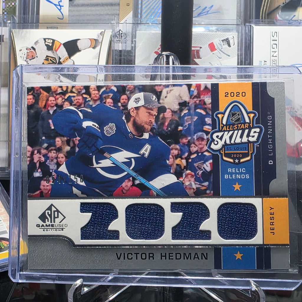 2020-21 SP Game Used Victor Hedman 2020 NHL All-Star Skills Competition Relic (Tampa Bay Lightning)