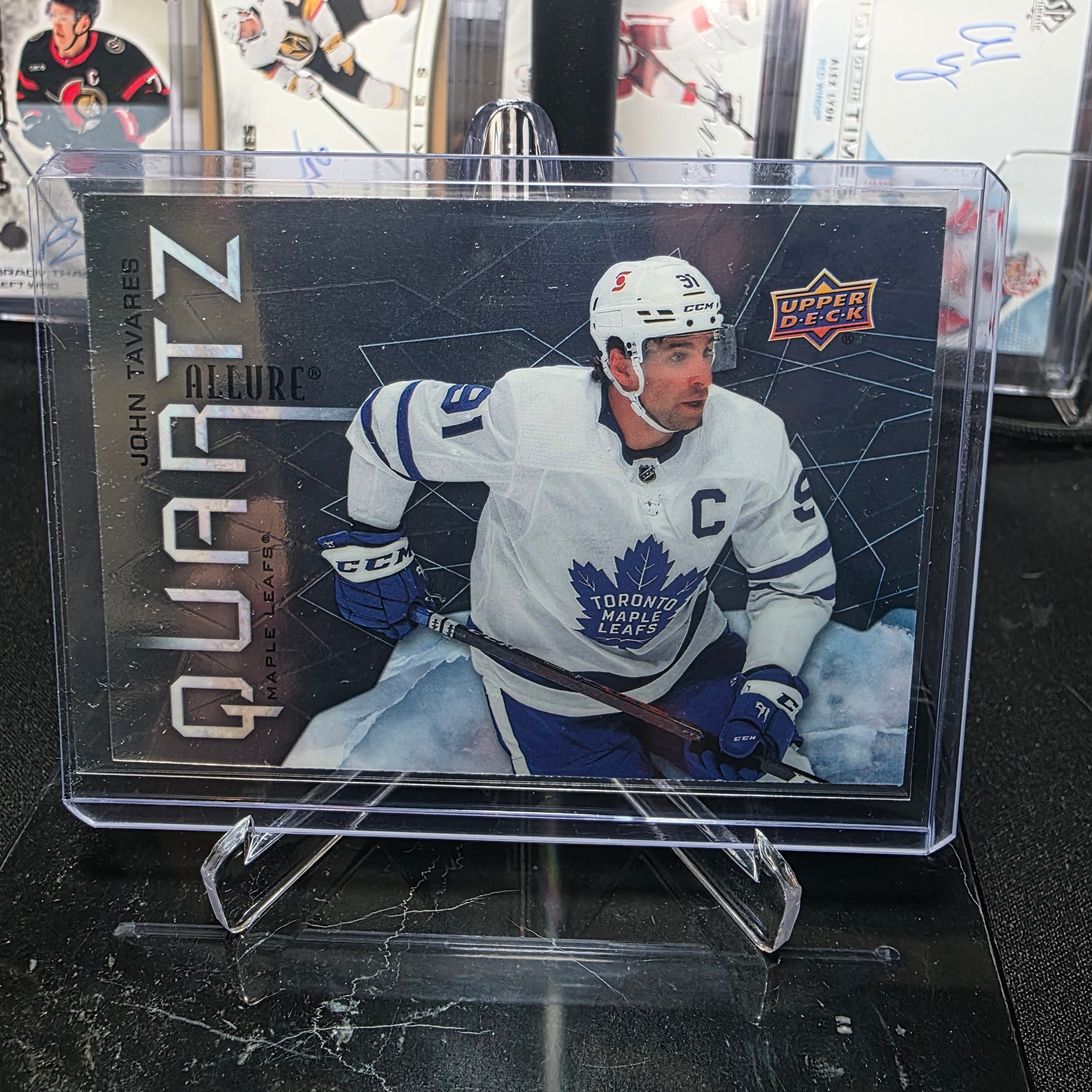 2021-22 Upper Deck Allure AQ-JT John Tavares Quartz Toronto Maple Leafs