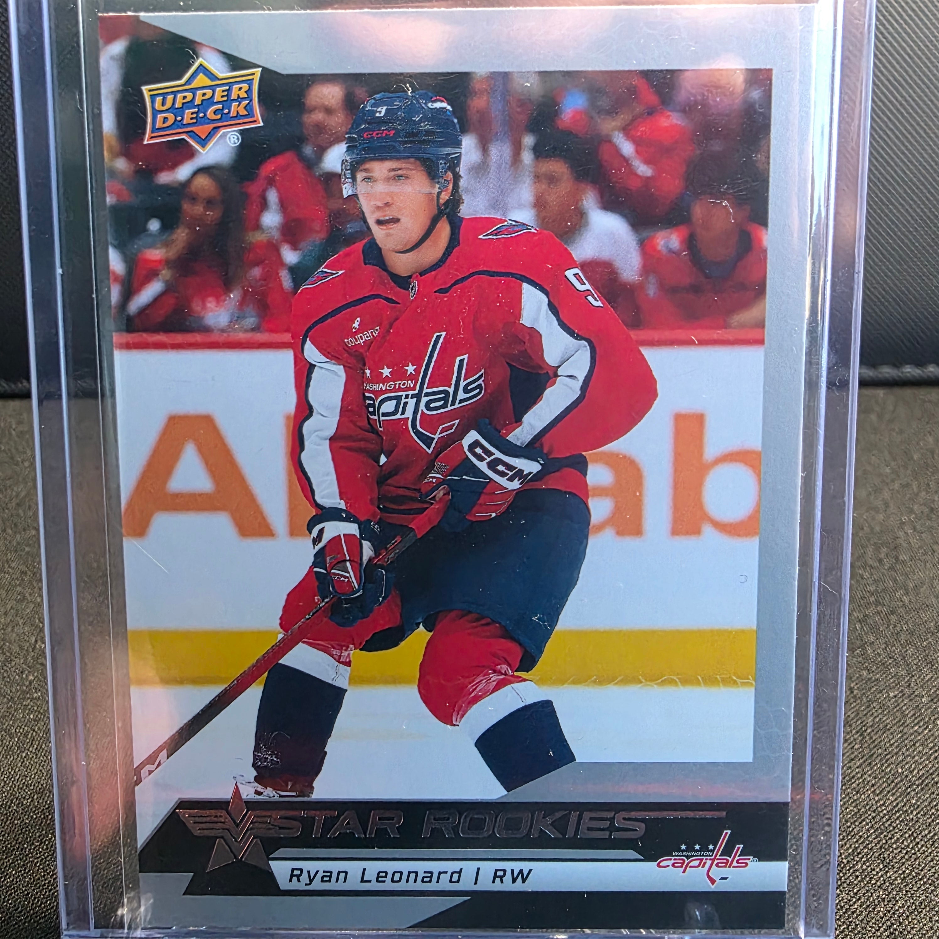 2025-26 Upper Deck Star Rookies Box Set 9 Ryan Leonard Washington Capitals