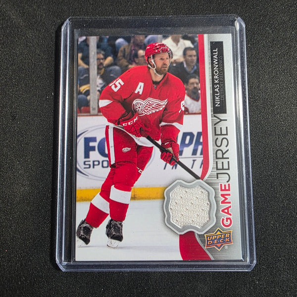 2014-15 Upper Deck UD Game Jersey Niklas Kronwall Detroit Red Wings