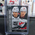 2021-22 Upper Deck Extended Series Alex Turcotte / Alexander Holtz #750 Checklist Young Guns