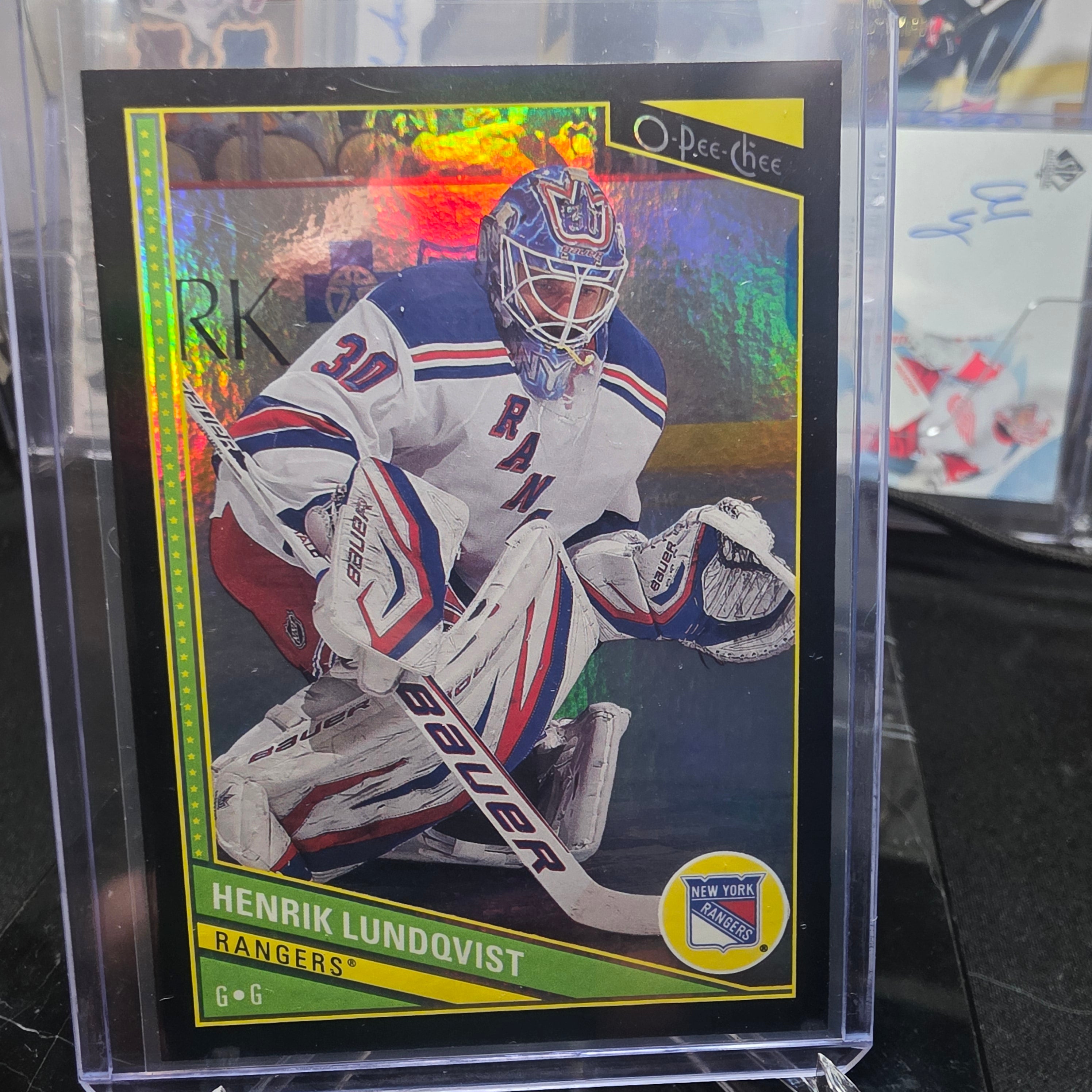 2013-14 O-Pee-Chee Black Rainbow 173 Henrik Lundqvist New York Rangers 005/100