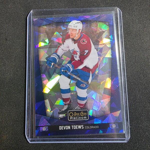 2024-25 O-Pee-Chee Platinum Blue Fragments Devon Toews 023/125 #162 Colorado Avalanche