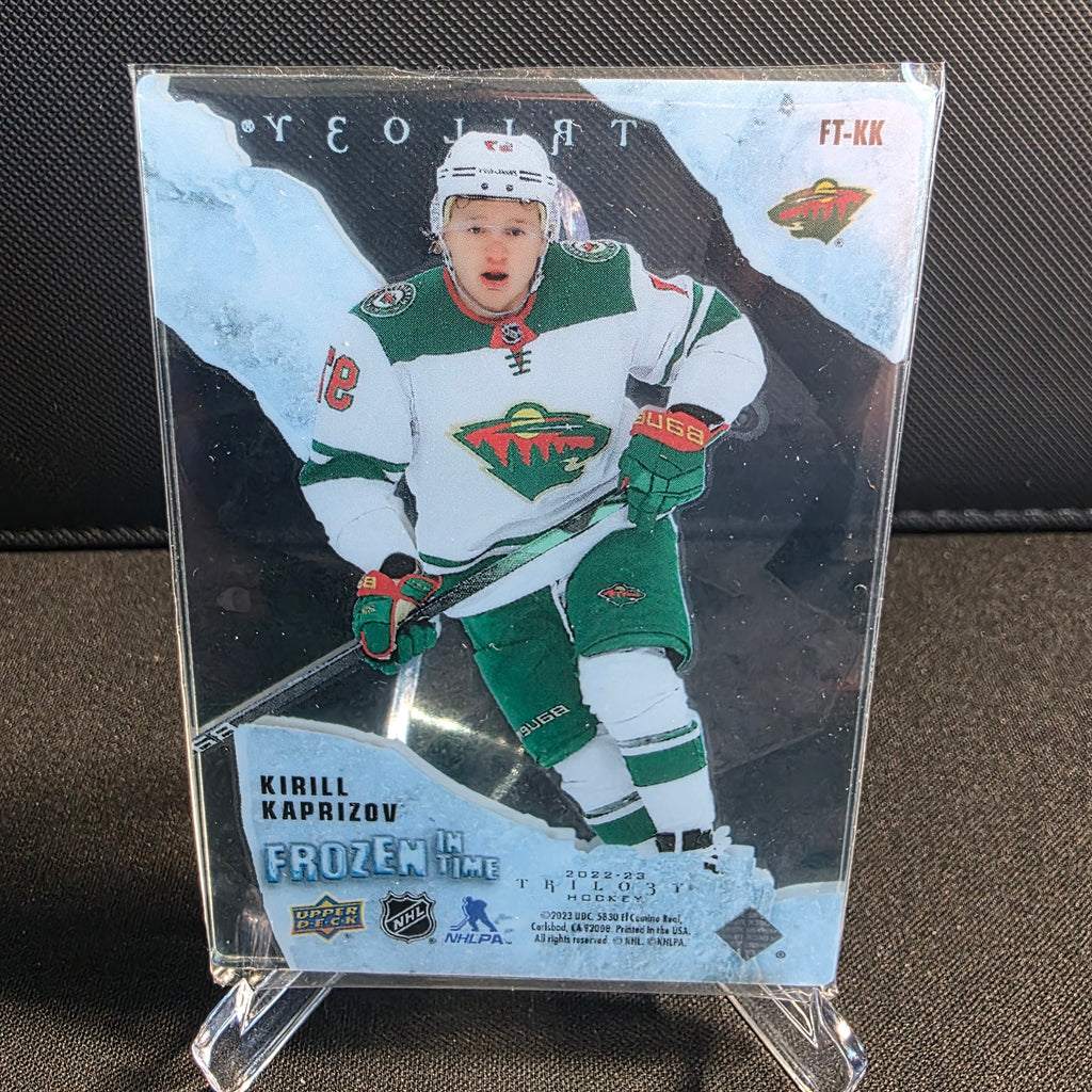 2022-23 Upper Deck Trilogy Frozen In Time FT-KK Kirill Kaprizov /275 Minnesota Wild