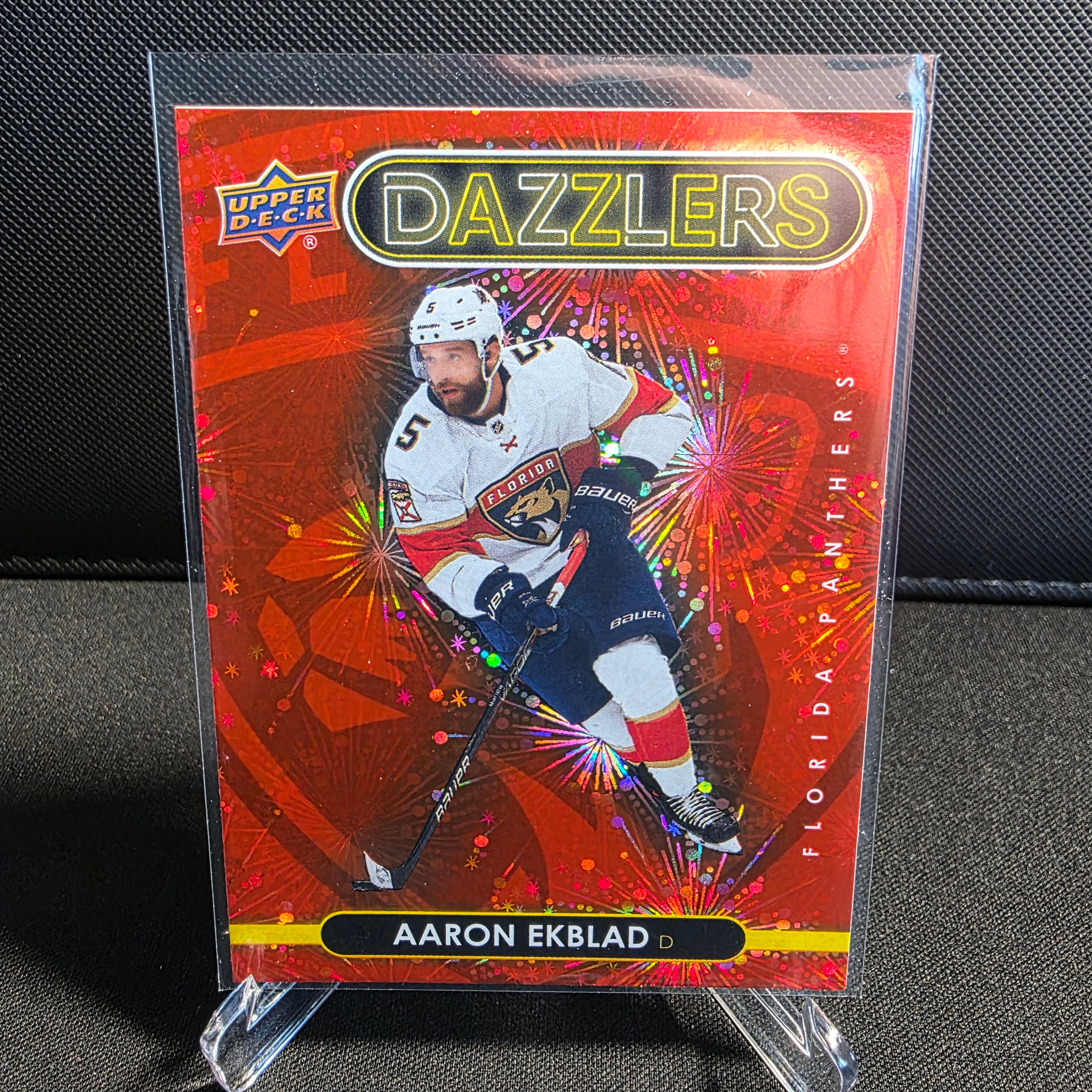 2021-22 Upper Deck Series 2 Dazzlers Red DZ-73 Aaron Ekblad Florida Panthers