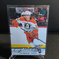 2025-26 Upper Deck Series 1 206 Tim Washe Young Guns Deluxe /250 Anaheim Ducks