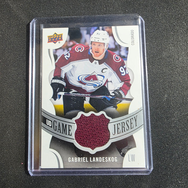 2023-24 Upper Deck UD Game Jersey Gabriel Landeskog Colorado Avalanche