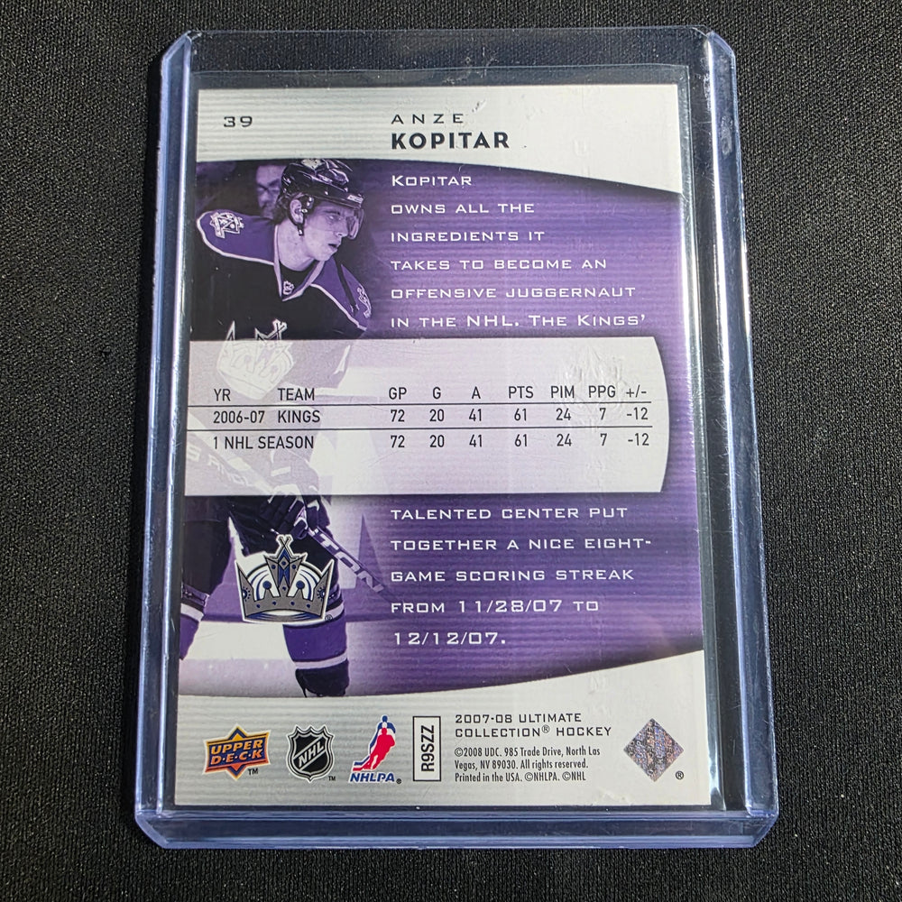 2021-22 Upper Deck Ultimate Collection #56 Anze Kopitar 378/499 LA Kings