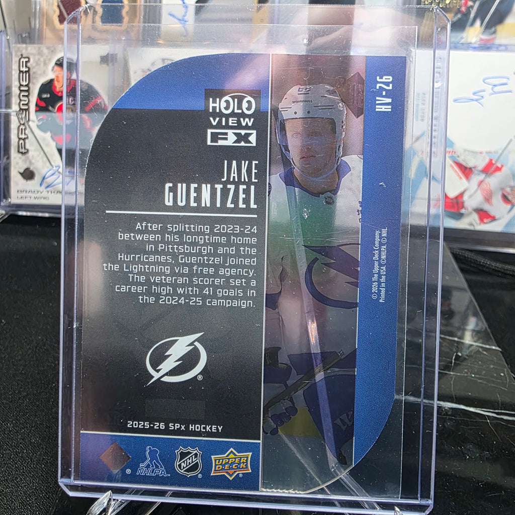 2025-26 SPx HoloView FX HV-26 Jake Guentzel Tampa Bay Lightning