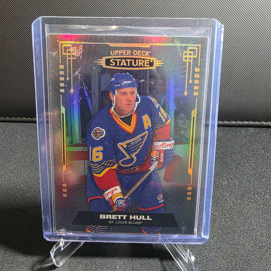 2021-22 Upper Deck Stature Brett Hull 13 St. Louis Blues