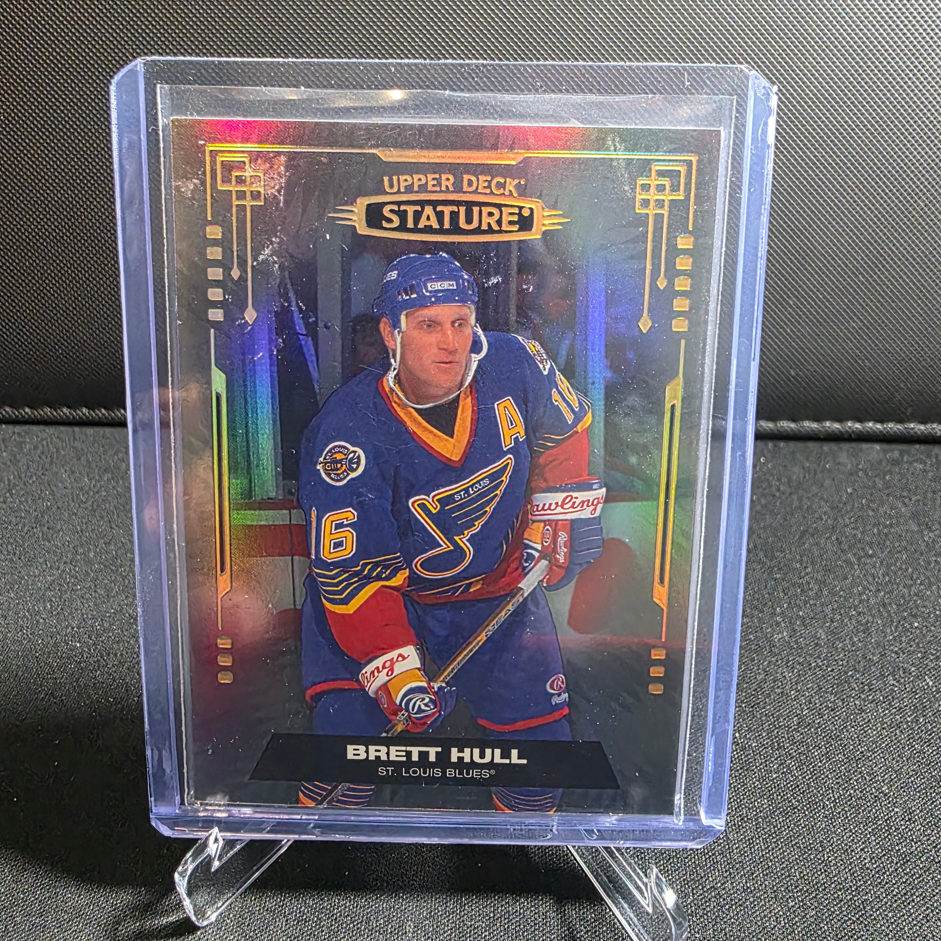2021-22 Upper Deck Stature Brett Hull 13 St. Louis Blues