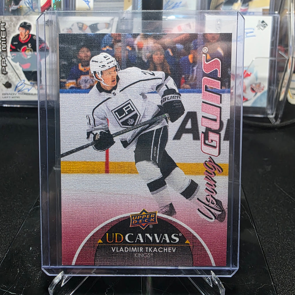 2021-22 Upper Deck Series 2 UD Canvas Young Guns Vladimir Tkachev #C235 Los Angeles Kings