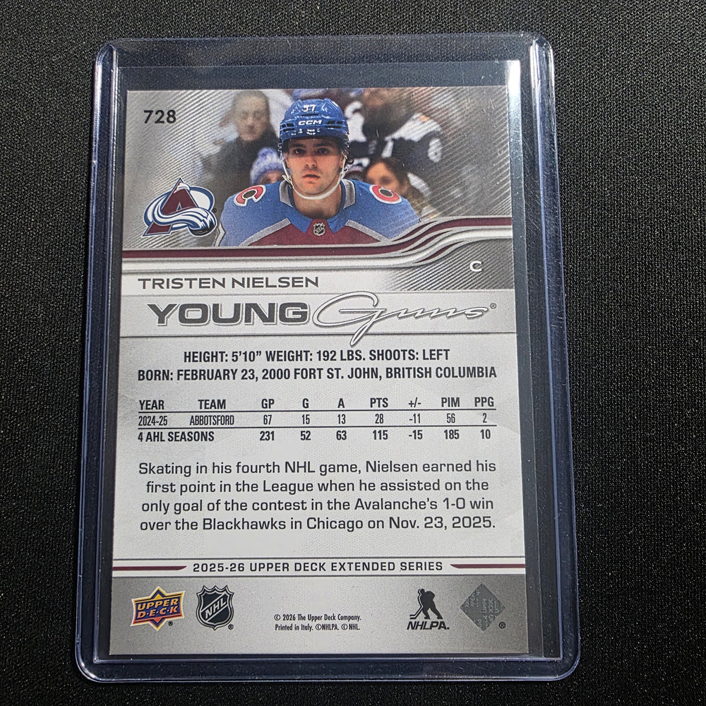 2022-23 UD Series 1 Ben Meyers Young Guns #222 Colorado Avalanche