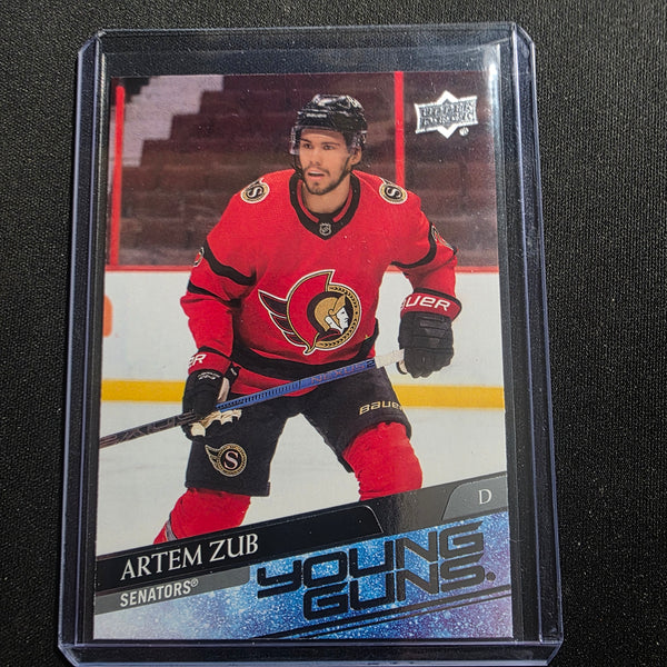 2020-21 UD Extended Artem Zub Young Guns #710 Ottawa Senators