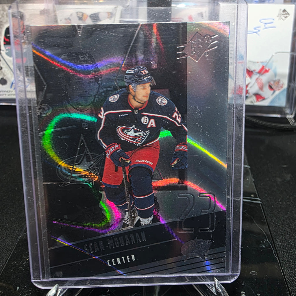 2025-26 SPx Sean Monahan #9 Silver Columbus Blue Jackets