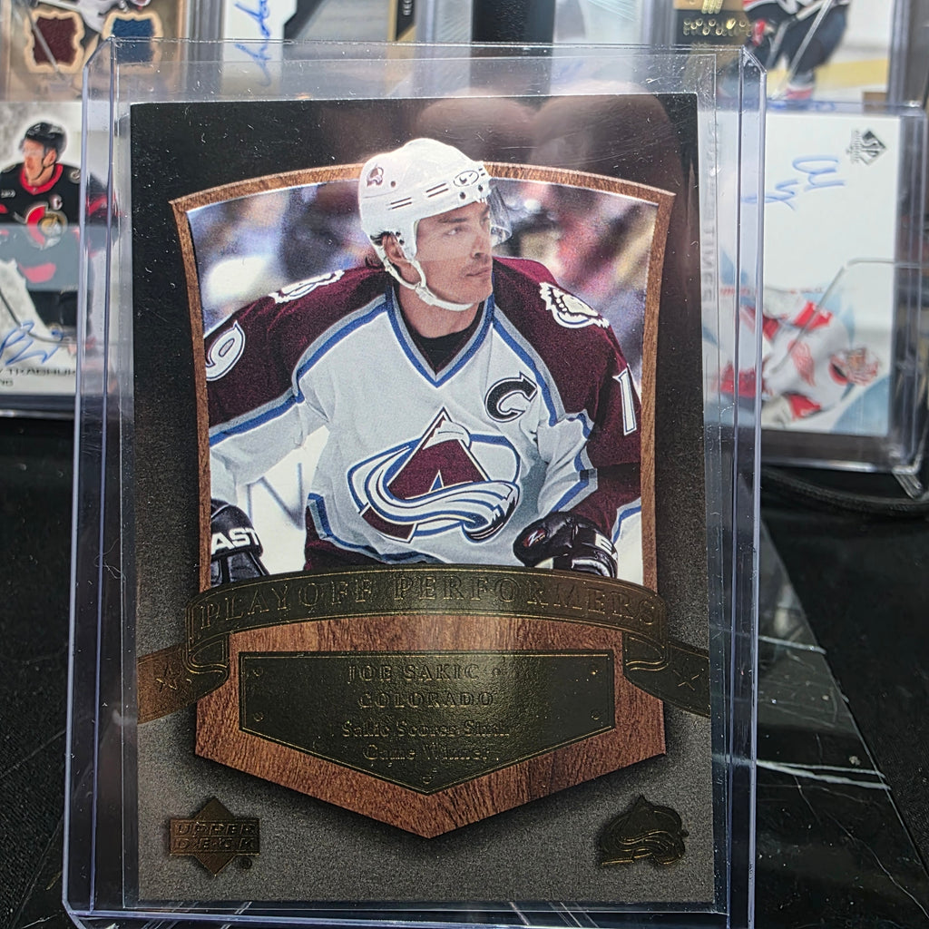2005-06 Upper Deck Playoff Performers PP6 Joe Sakic Colorado Avalanche