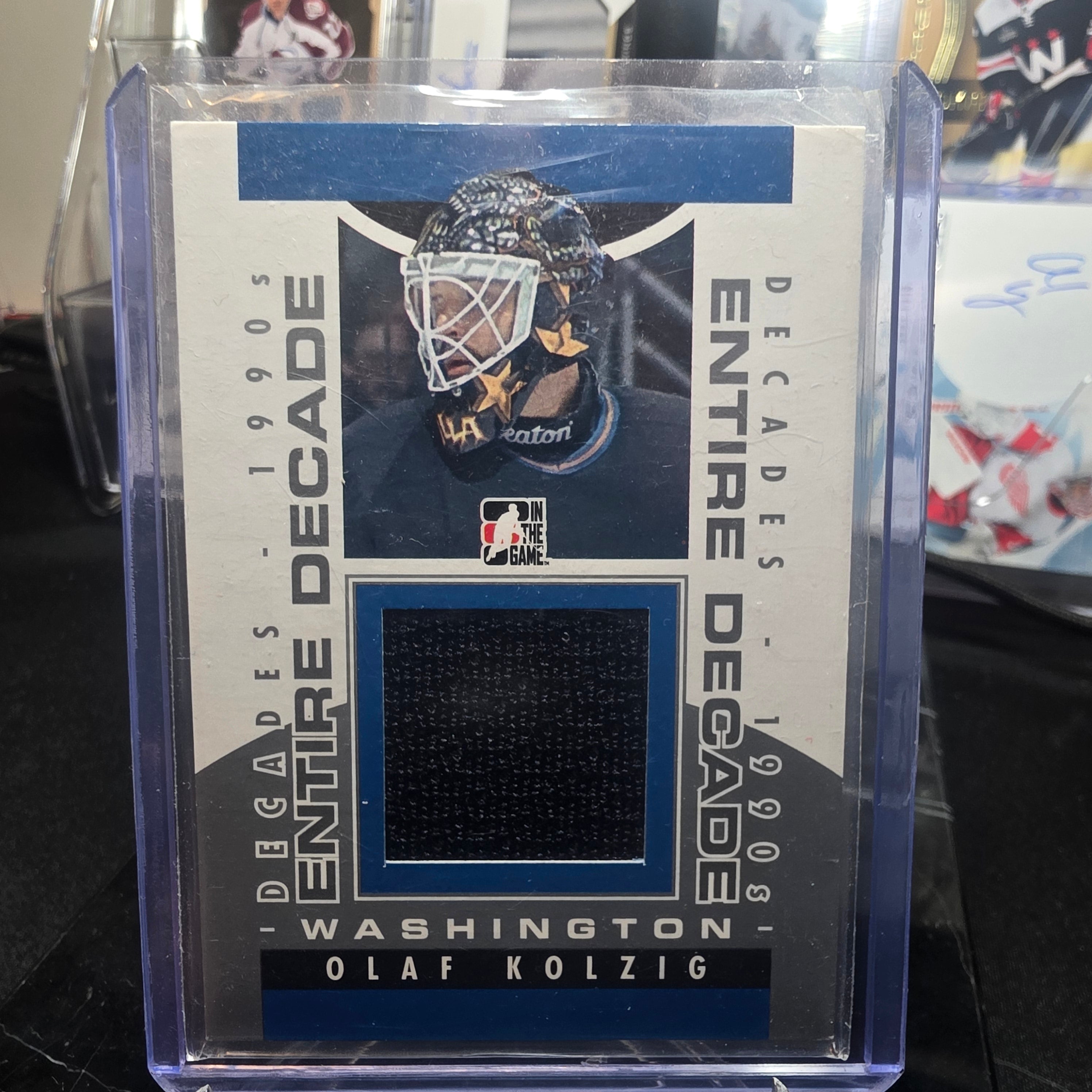 2013 In The Game Decades 1990s Entire Decade Jersey ED-01 Olaf Kolzig Washington Capitals