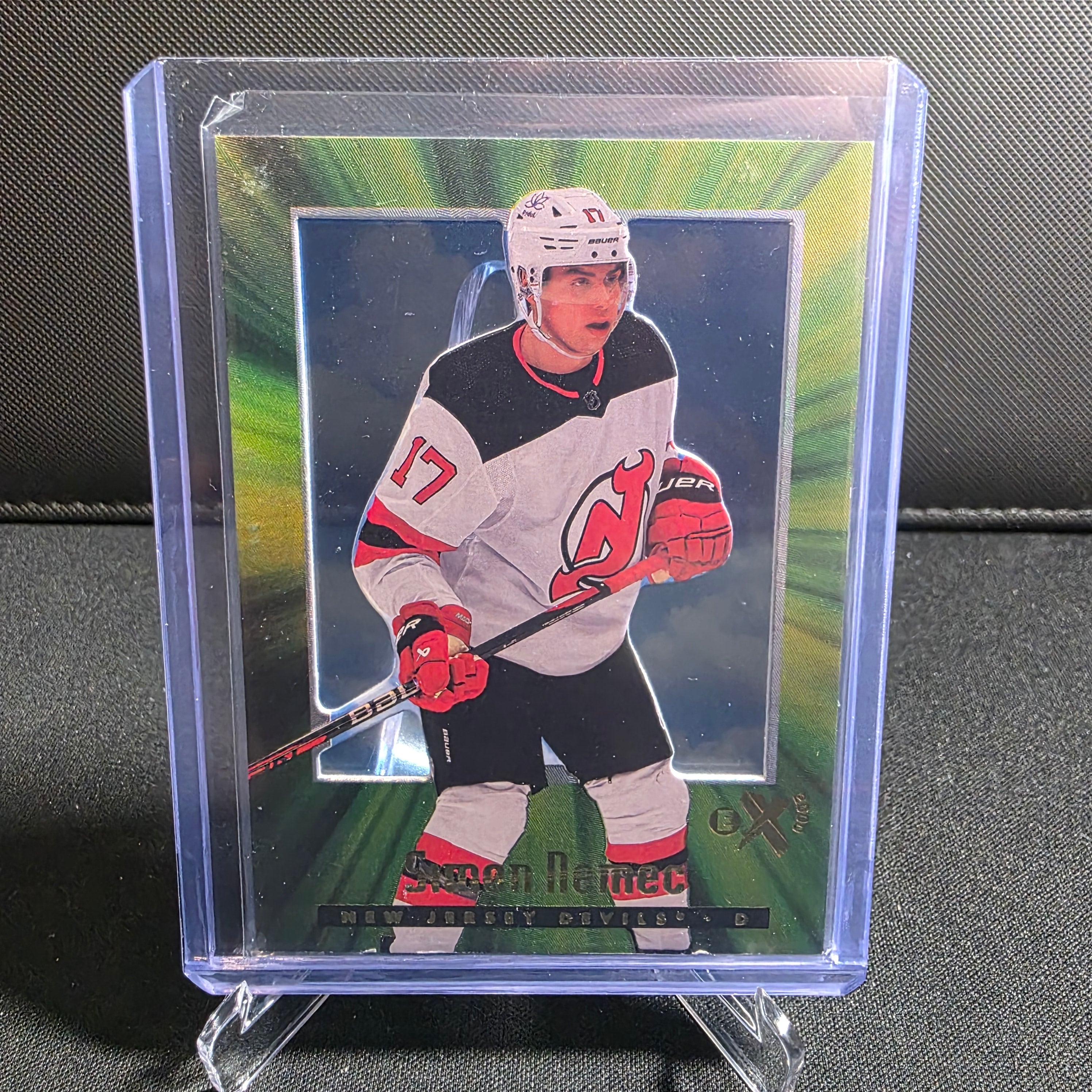 2023-24 SkyBox E-X 2000 #102 SIMON NEMEC (RC) - NJ Devils