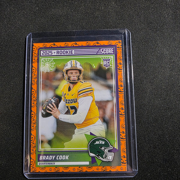 2025 Score or Treat Rookies Brady Cook #36 RC New York Jets NFL