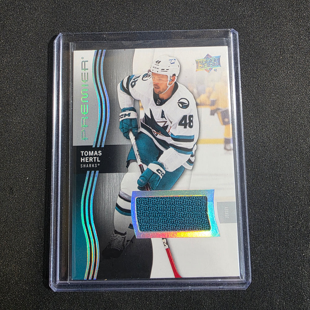 2020-21 Upper Deck Premier Jersey Tomas Hertl San Jose Sharks