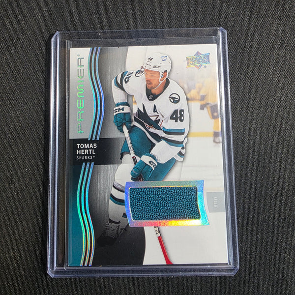 2020-21 Upper Deck Premier Jersey Tomas Hertl San Jose Sharks