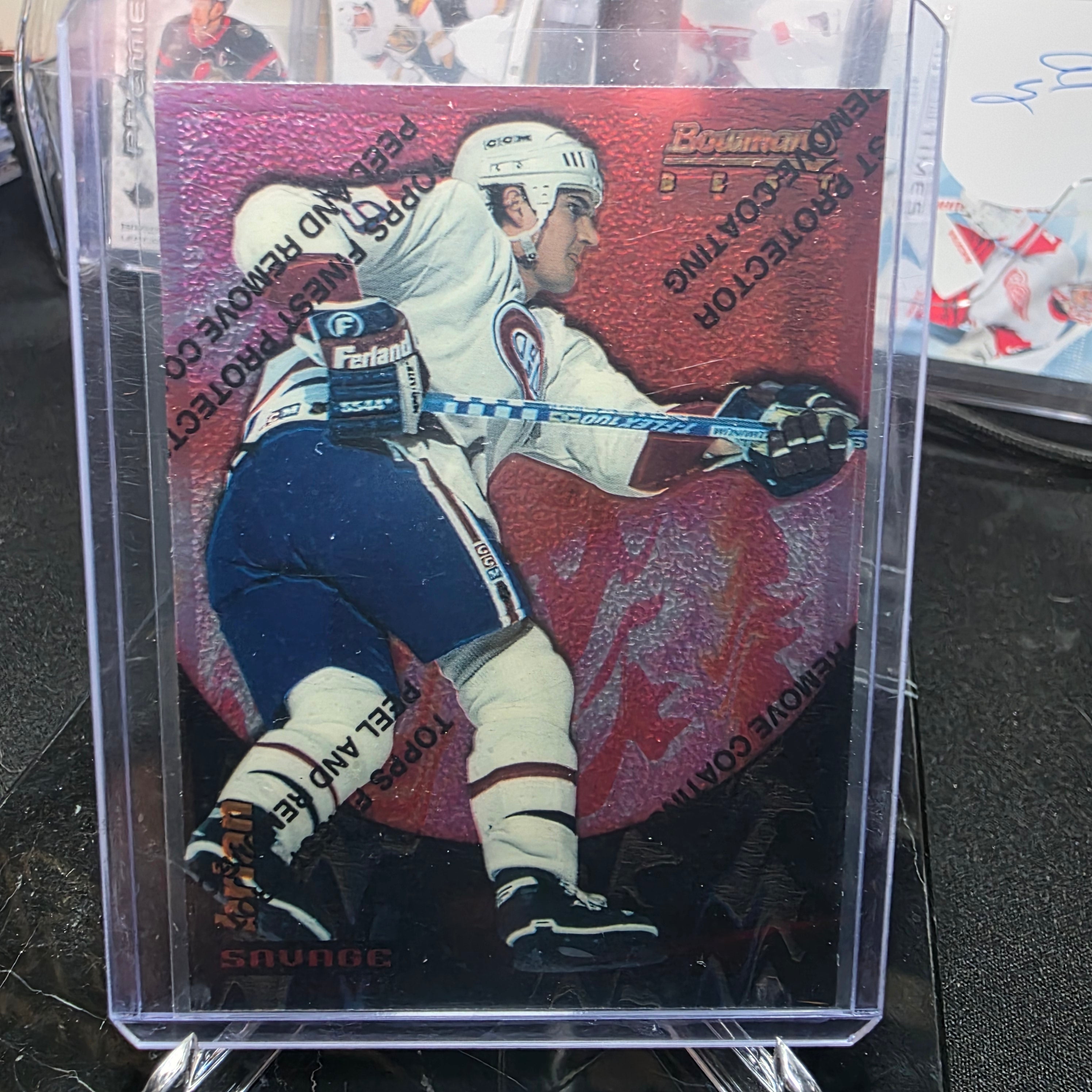 1995-96 Bowman's Best 8 Brian Savage Montreal Canadiens