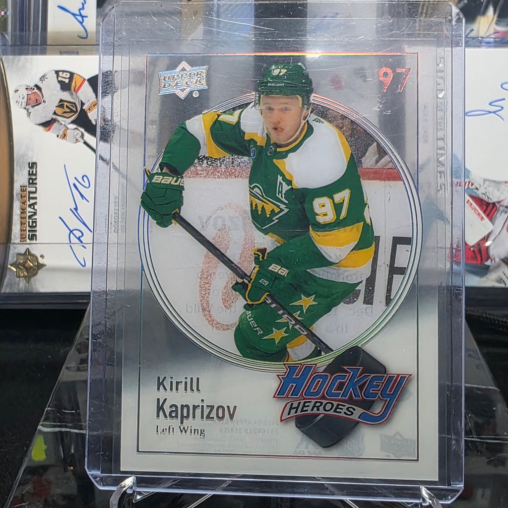 2023-24 Upper Deck Extended Series Kirill Kaprizov Hockey Heroes #HH-15 (Minnesota Wild)
