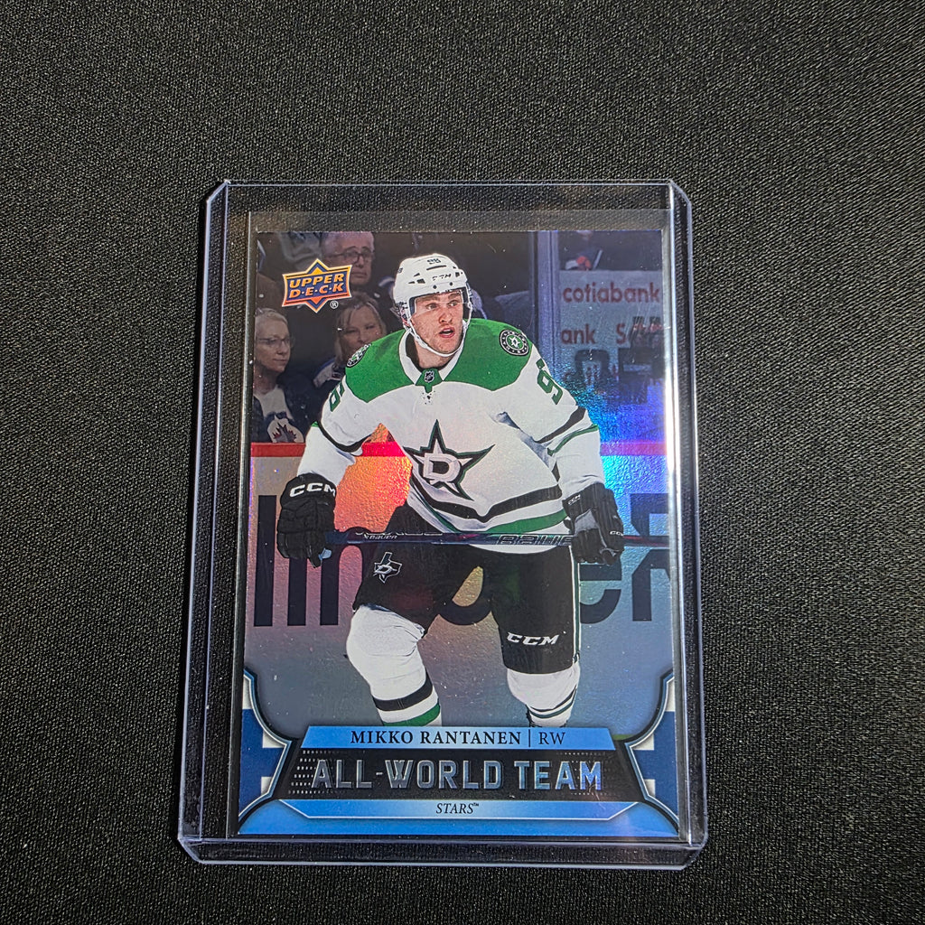 2025-26 Upper Deck Extended Series All-World Team AWT-13 Mikko Rantanen Dallas Stars