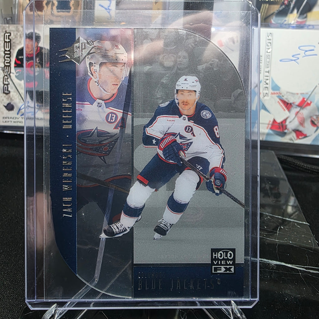 2025-26 SPx HoloView FX HV-8 Zach Werenski Columbus Blue Jackets