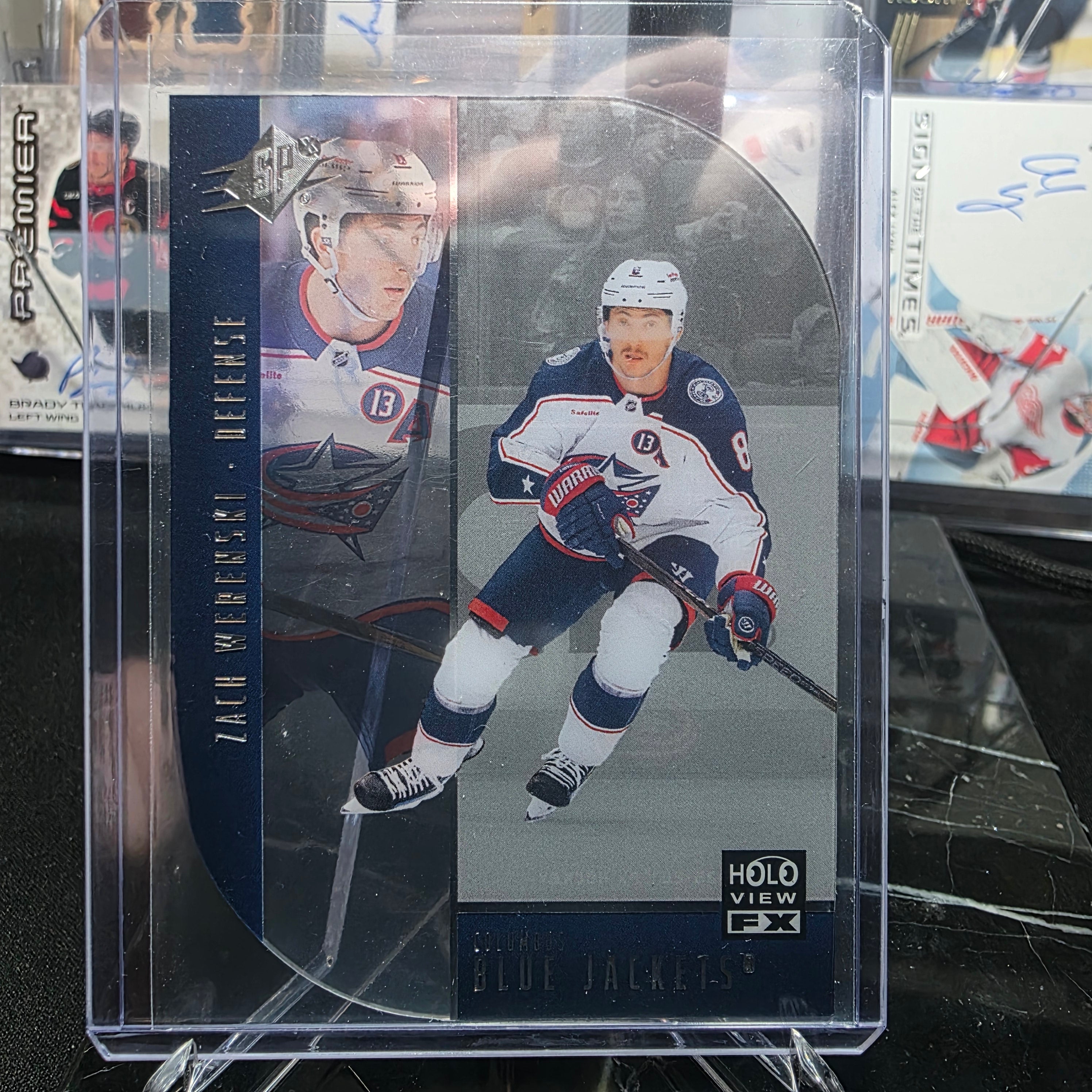 2025-26 SPx HoloView FX HV-8 Zach Werenski Columbus Blue Jackets