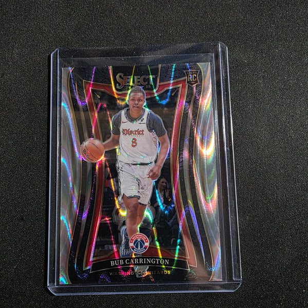 2024-25 Panini Select Basketball Bub Carrington RC Mezzanine #386