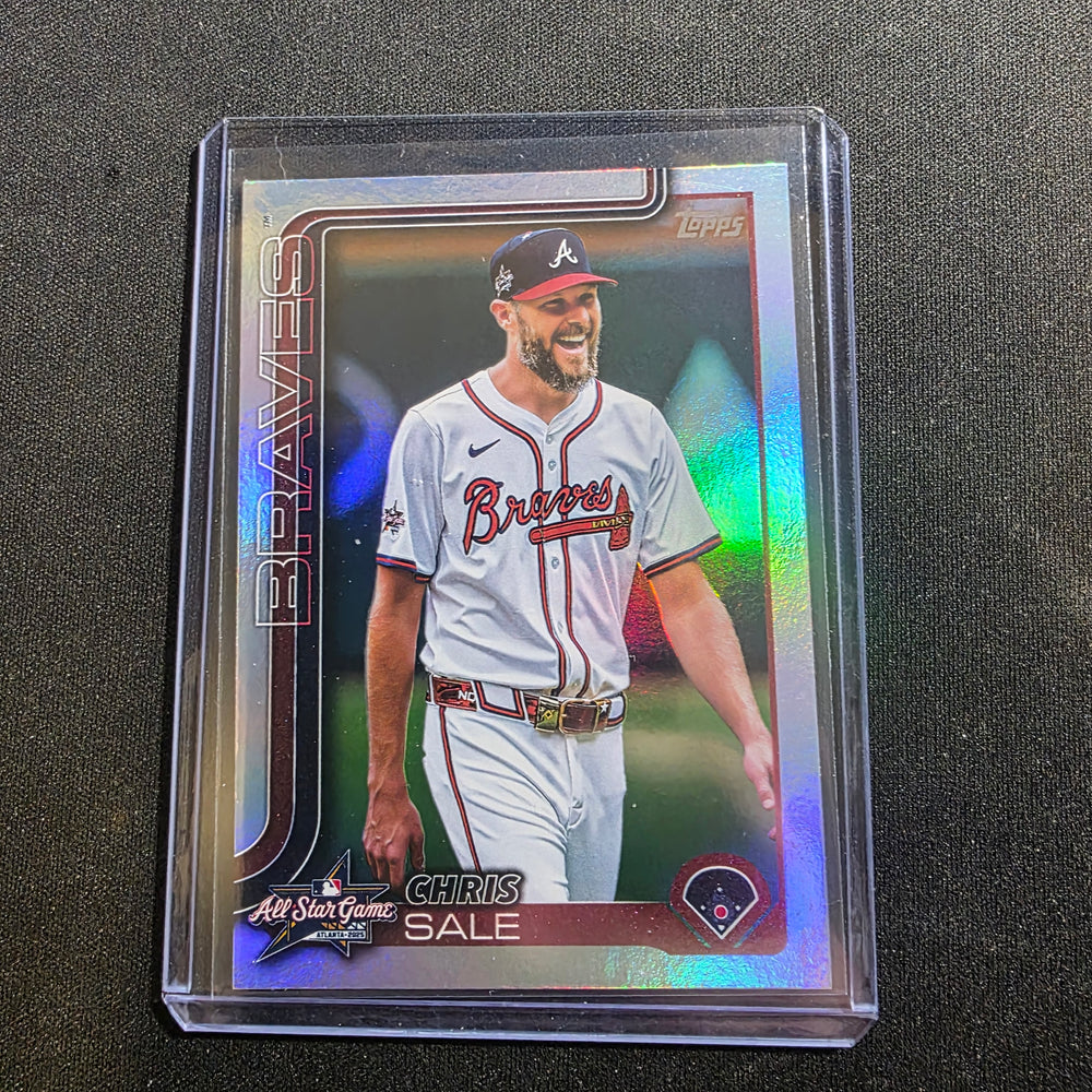 2025 Topps Update Chris Sale #ASG-39 All-Star Game Rainbow Foil Braves NM