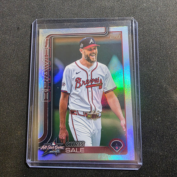 2025 Topps Update Chris Sale #ASG-39 All-Star Game Rainbow Foil Braves NM